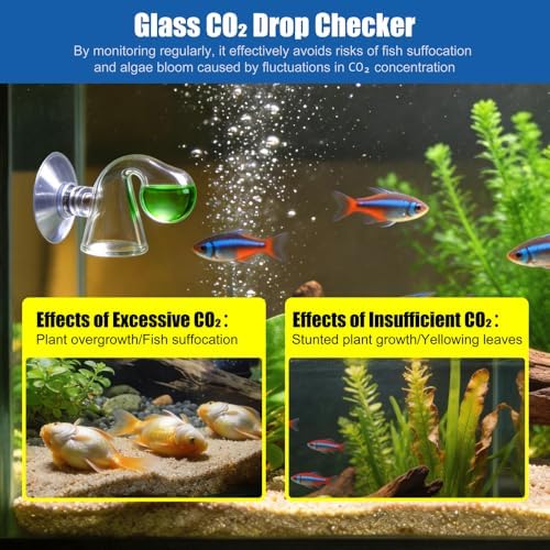 CO2 Glass Drop Checker Aquatic CO2 Test Monitor Kit - Image 6