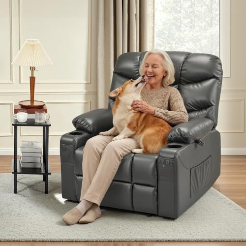 MCombo Power Lift Recliner Elderly, Leather R7289 - Image 5