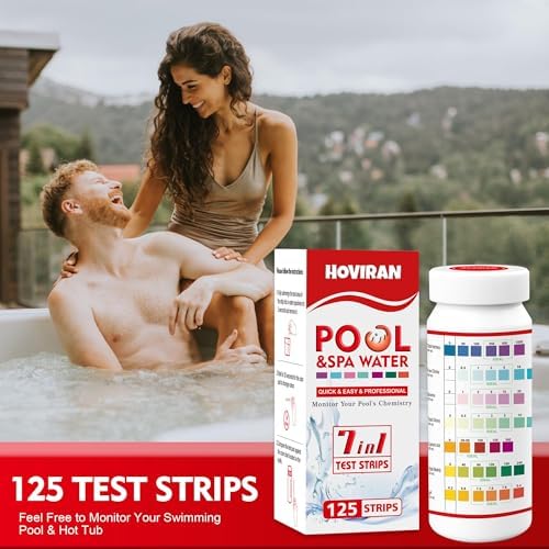 Pool Test Strips 7 Way, Quick Pool and Spa Test Strips 125ct Hot Tub Test - Image 4