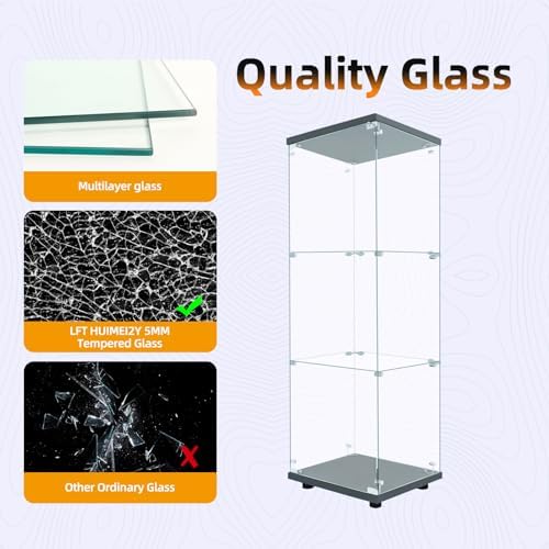 LFT HUIMEI2Y 3-Tier Glass Display Cabinet - Image 3