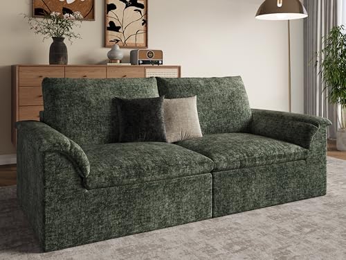 EASE MOOSE Boneless Couches for Living Room, Modular Loveseat Sofa by EASEMOOSE