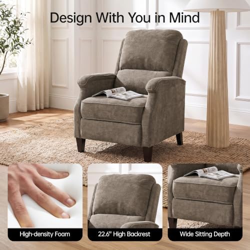VKNOW Recliner Chair, Fabric Recliner - Image 4