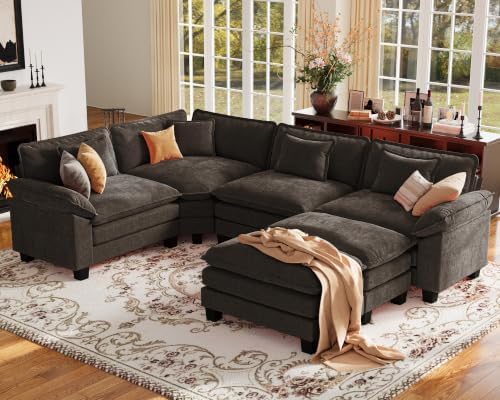 CDCASA 117" Oversized Modular Sectional Sofa by CDCASA