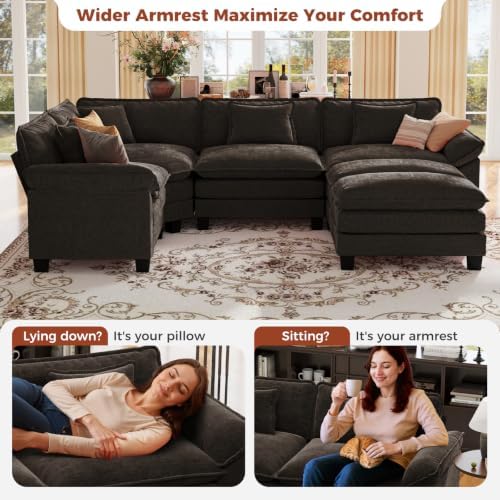 CDCASA 117" Oversized Modular Sectional Sofa - Image 6