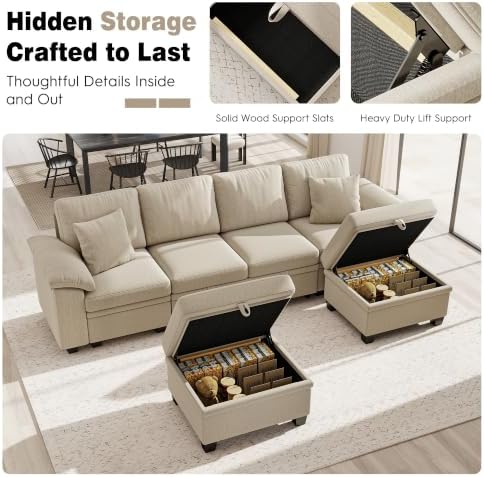 Ihanherry 108" Modular Sectional Sofa - Image 6