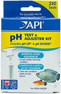 API pH TEST & ADJUSTER KIT 250-Test Freshwater Aquarium Water pH Test and by API