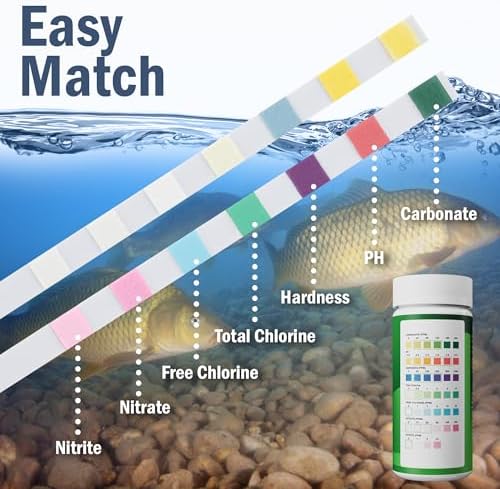 7-in-1 Pond Test Strips Accurate Pond Water Test Kit - Image 4