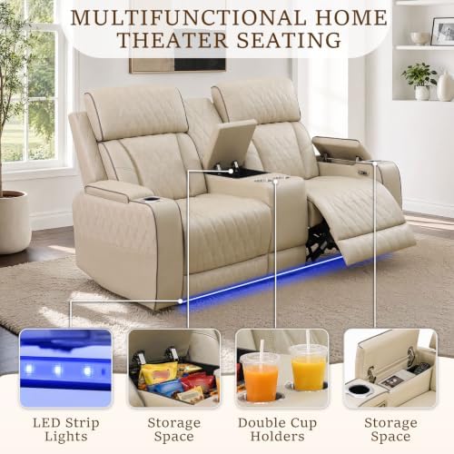 Leather Power Recliner Sofa Set - Image 6