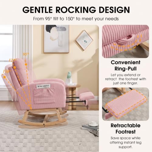 Nursery Glider, Rocking Chair Nursery - Image 4