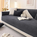 Soft Velvet Fuzzy Couch Covers Washable by TIANXINBAOBEI