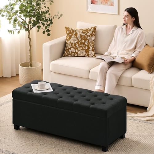 Living&Giving Storage Ottoman Bench - Image 4