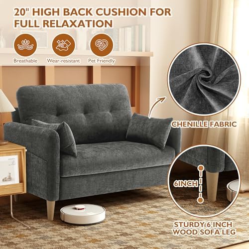 Urhanherry 47" Small Sofa Couch - Image 3