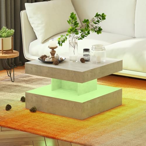 HedoAjim Small Grey Led Coffee Table - Image 6