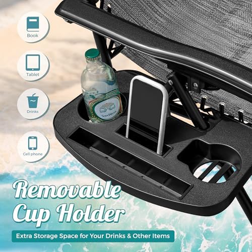 Homall Zero Gravity Chair Adjustable Folding Lawn Lounge Chairs - Image 5