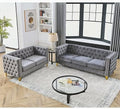 mikibama 2PC Velvet Sofa Couch Set by Mikibama