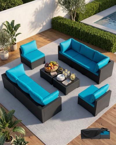 WWR Patio Furniture Set 10 Piece by Unknown