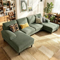 LINSY HOME Sectional Couch, 4 Seat Couch by LINSYHOME