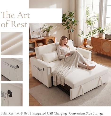 Convertible Sleeper Sofa Bed - Image 7