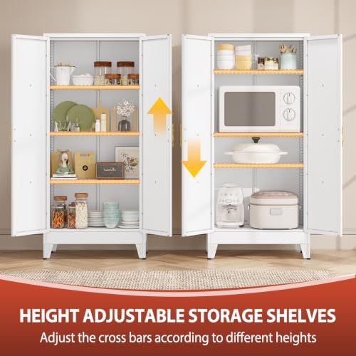 PAOFIN 61" H Kitchen Storage Cabinet - Image 5