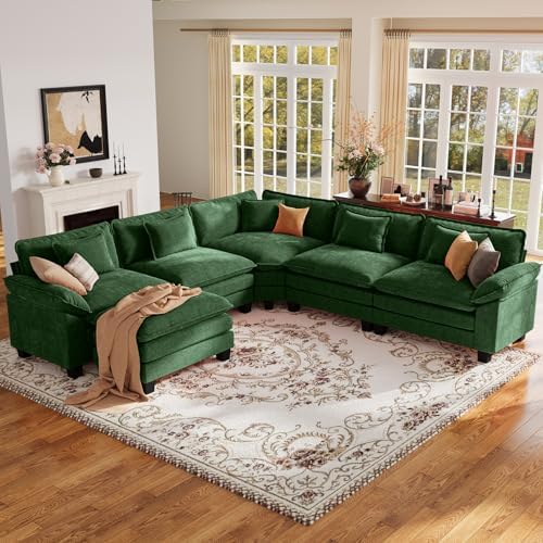 CDCASA 117" Oversized Modular Sectional Sofa by CDCASA