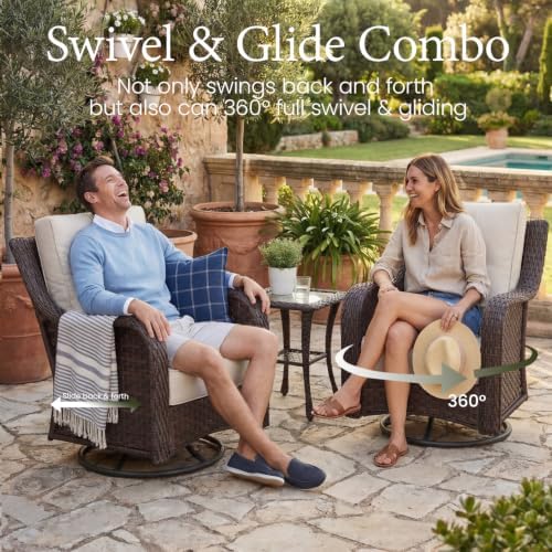 LayinSun 5 Piece Wicker Outdoor Furniture Set - Image 3