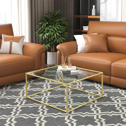 Glass Coffee Table Modern Center Table, Minimalist Coffee Table Sofa Side Tea - Image 6