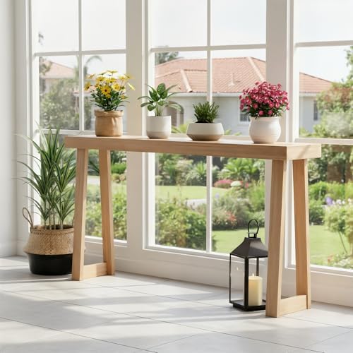 Plank+Beam Classic Console Table, 66 Inch - Image 5