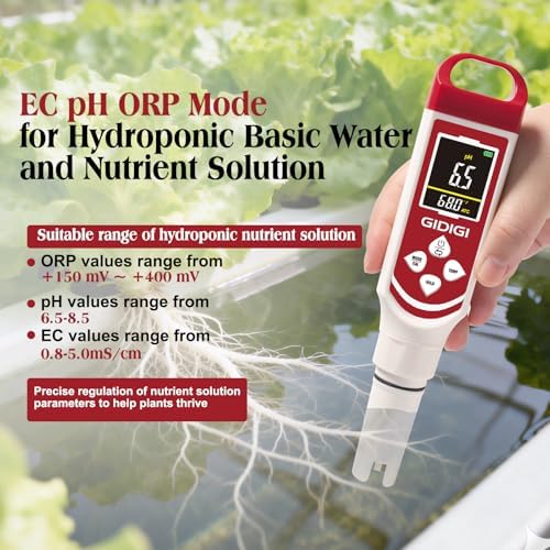 7-in-1 Pool pH Salt Tester H2/ORP/pH/TDS/EC/Saltwater Quality Meter - Image 4