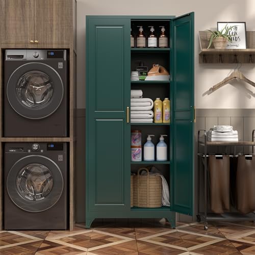 SteeLoong 75”Metal Pantry Storage Cabinet - Image 5