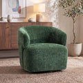 SOFTHION Swivel Accent Chair, Chenille Barrel Chair by SofthionDesign