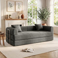 79'' Convertible Compressed Corduroy Folding Cloud Sofa Bed, 4 in 1 Modern by GORGENIUS