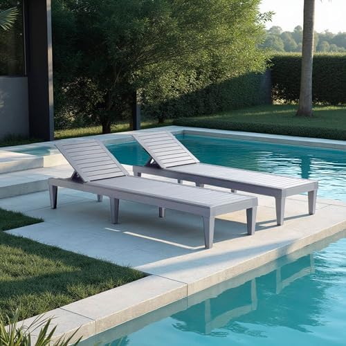 Nestl Lounge Chair Outdoor, Tanning Chair, Chaise Lounge Outdoor Set of 2 - Image 6