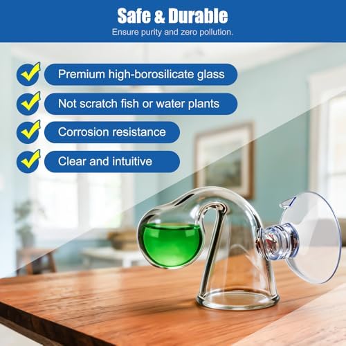 CO2 Glass Drop Checker Aquatic CO2 Test Monitor Kit - Image 5