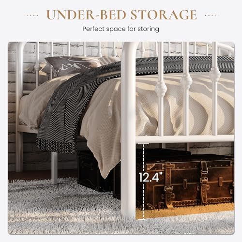 SHA CERLIN King Size Metal Bed Frame - Image 5