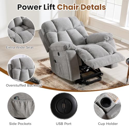 CANMOV Power Lift Recliner Chair - Image 5