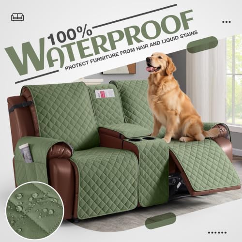 KinCam 100% Waterproof Loveseat Recliner Cover - Image 3