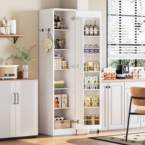 IRONCK Narrow Kitchen Pantry Cabinet, Slim by IRONCK