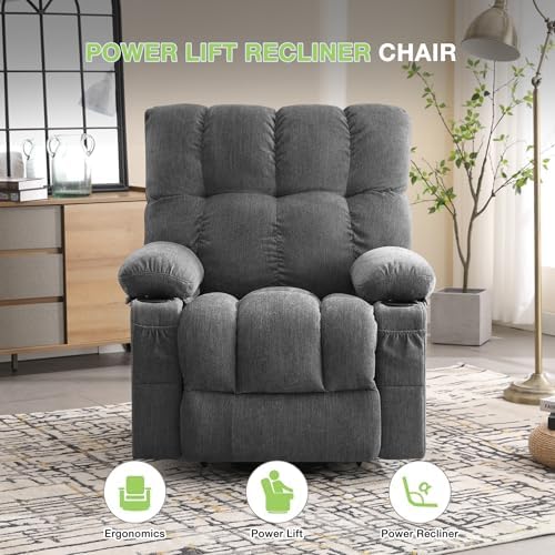 BOSMILLER Power Lift Recliner Chair - Image 6