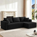 93" Boneless Couch, Modular Sectional Sofa by Yimilife