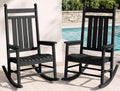SERWALL Comfortable Outdoor Rocking Chairs Set of 2 by SERWALL