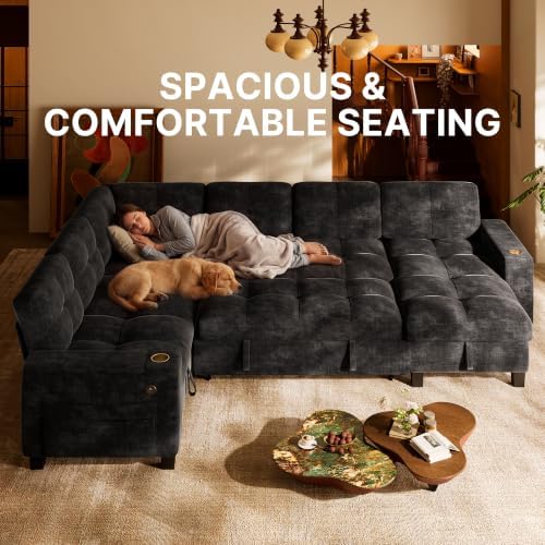 Marsail 110" Sectional Sleeper Sofa - Image 7