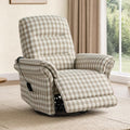 KISLOT Swivel Power Recliner Chair, Hand Remote by Kislot