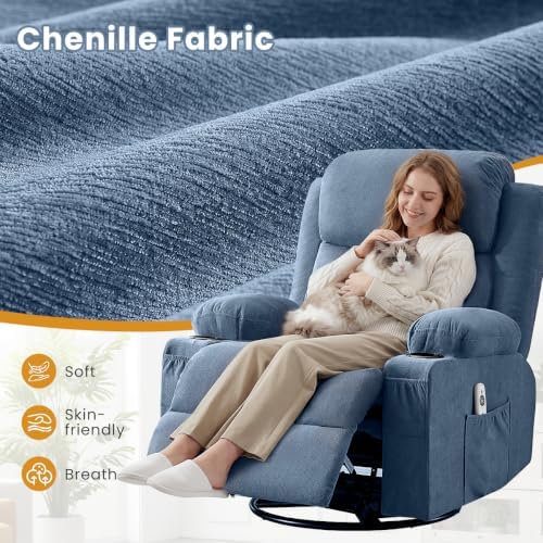Swivel Rocker Recliner Chair - Image 5