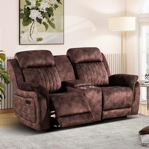 Power Reclining Loveseat with Zero Gravity, Power Reclining Loveseat with by Neptane