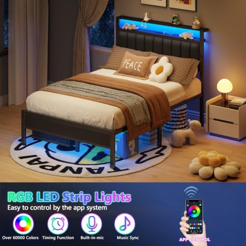 Furnulem Full Size Bed Frame - Image 3