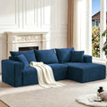 93" Boneless Couch, Modular Sectional Sofa by Yimilife