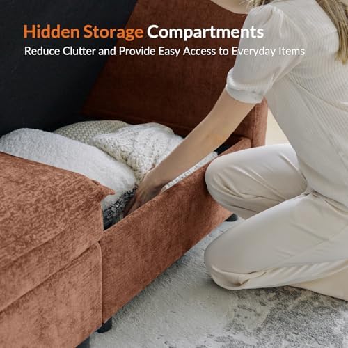 HULALA HOME Modular Sectional 8 Seater Sofa - Image 5