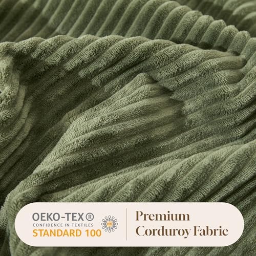 Corduroy Cloud Couch Modular Sectional Sofa, Oversized Deep Seat Modern - Image 6