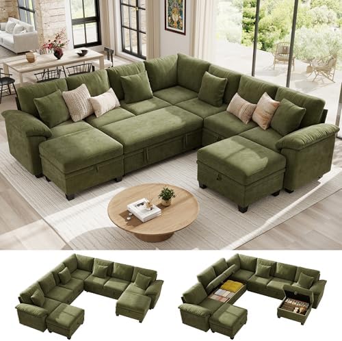 Ihanherry 108" Modular Sectional Sofa by iHanHerry