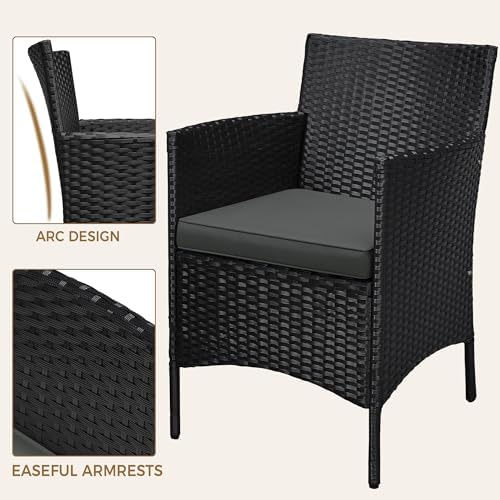 Yaheetech 3 Pieces Patio Porch Furniture Set, Outdoor PE Rattan Wicker - Image 5